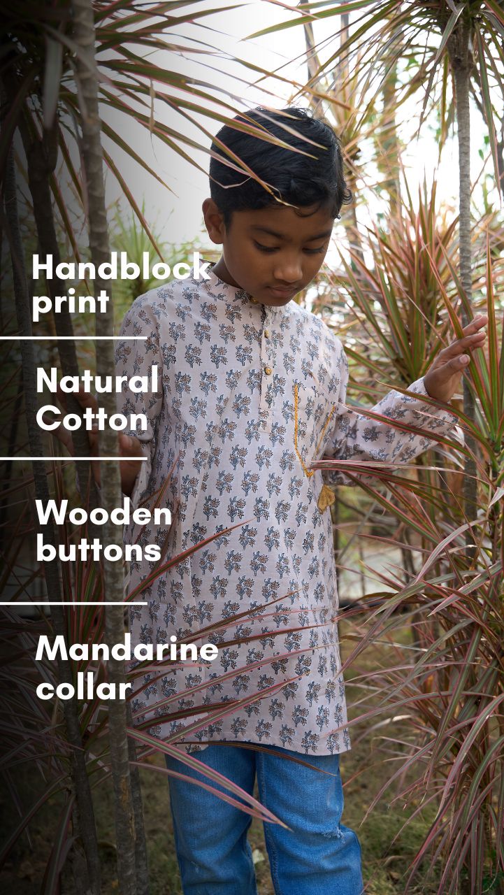 Peach Blossom Everyday Kurta