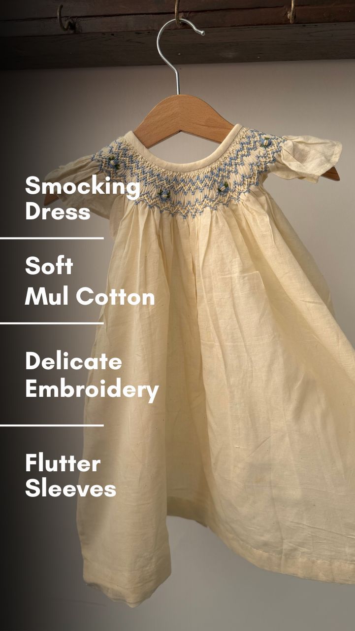 Bluebell Bloom Mul Cotton Dress