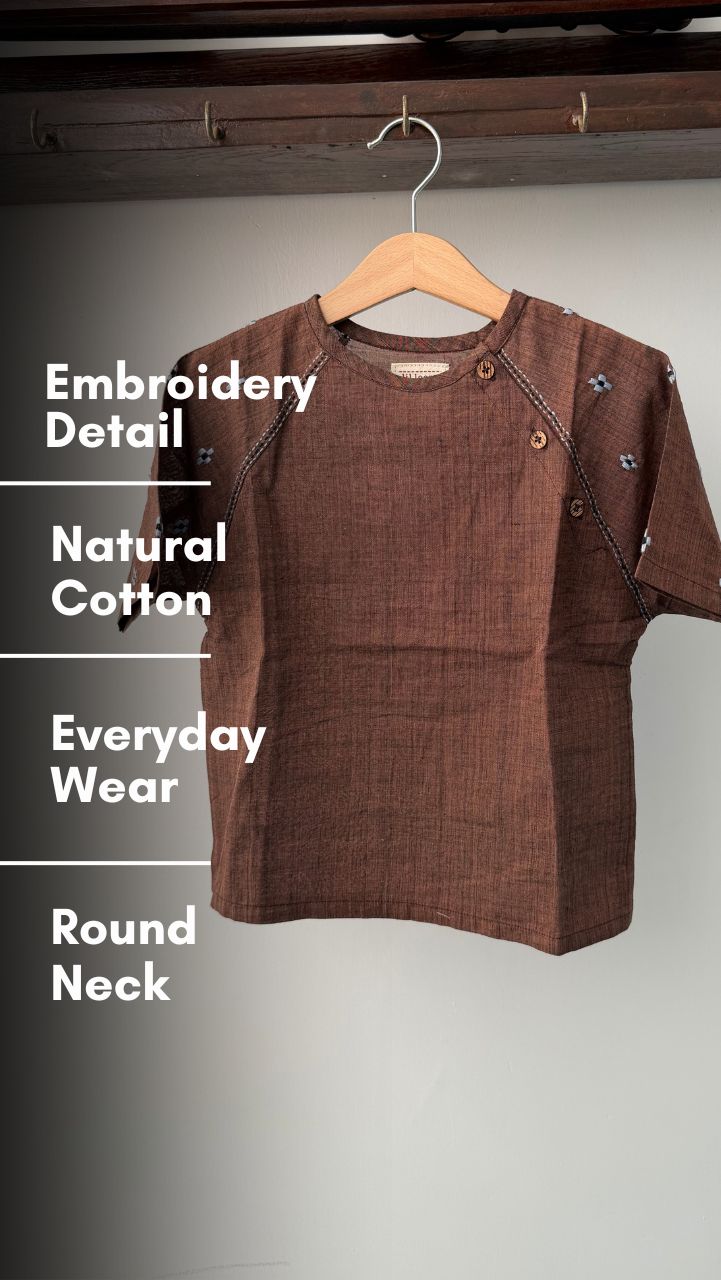Uni Festive pop Brown kurta