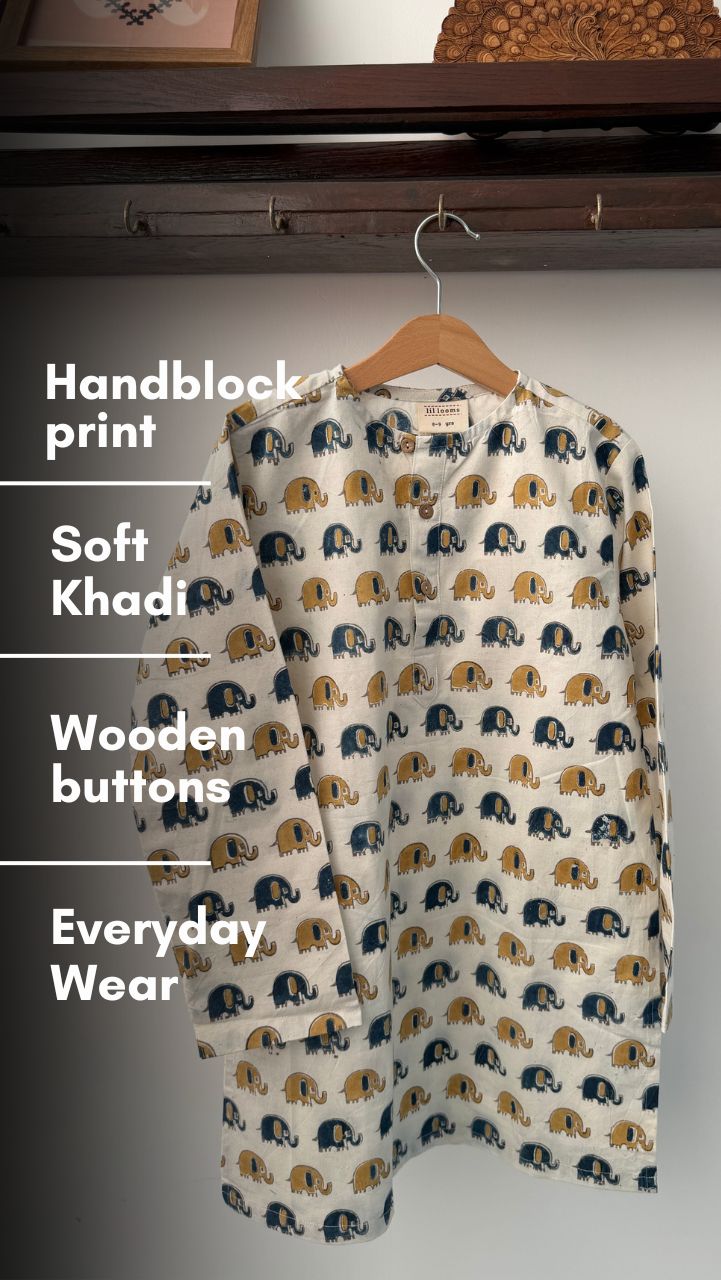 Gajraj Khadi Kurta