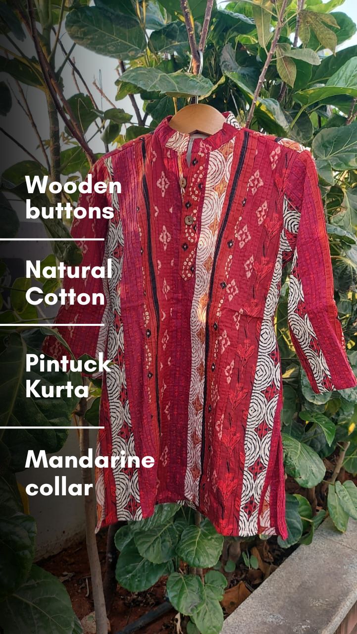 Rangila Cotton pintuck Kurta