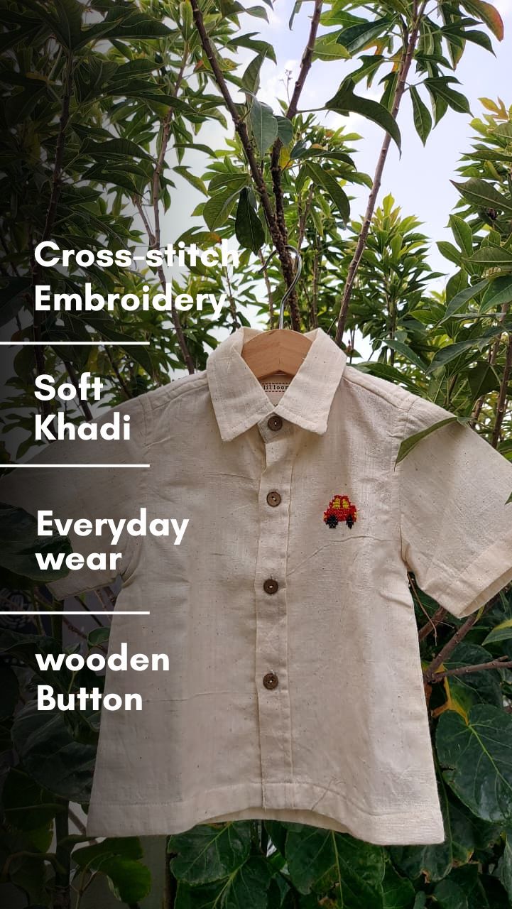 Road Trip Cross Stitch Shirt