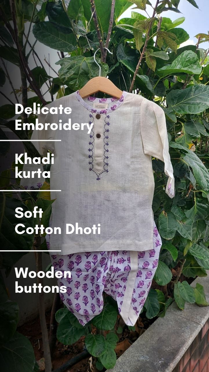Bloomberry Dhoti Set
