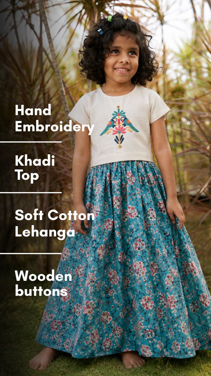 Bloom & Bird Lahenga Set