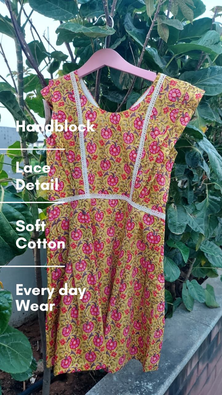Sunshine Bloom Cotton Dress