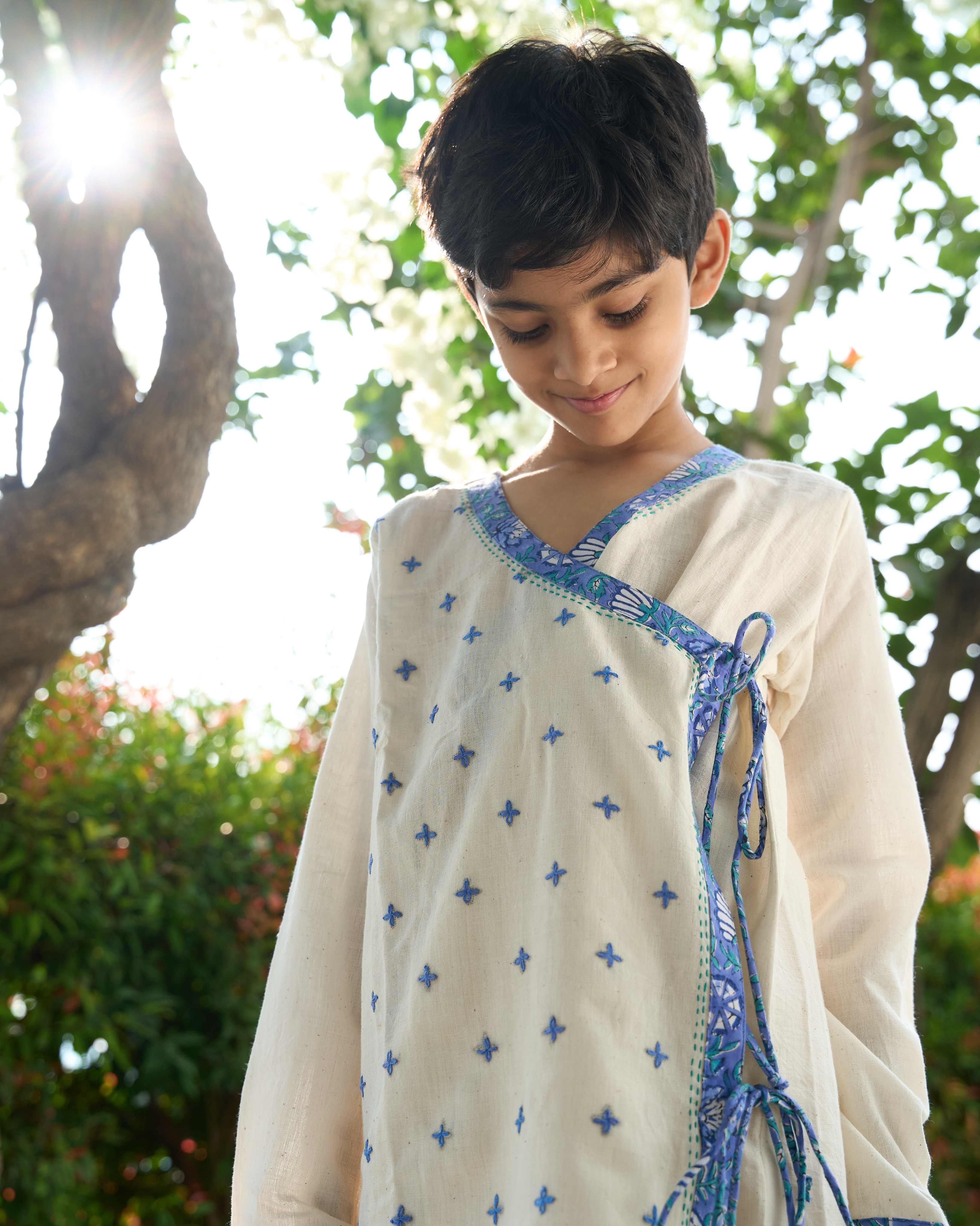 Indigo Tie Angrakha