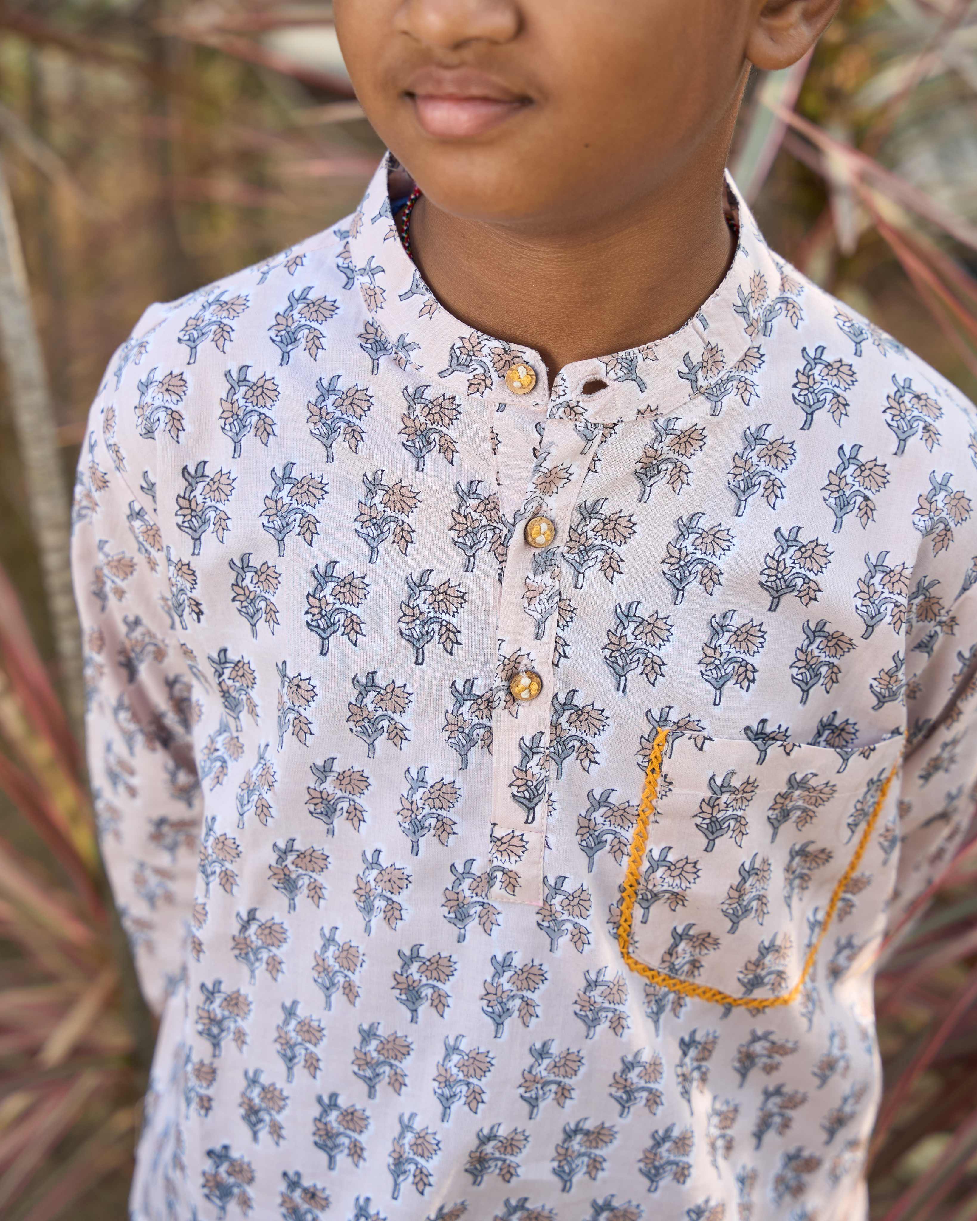 Peach Blossom Everyday Kurta